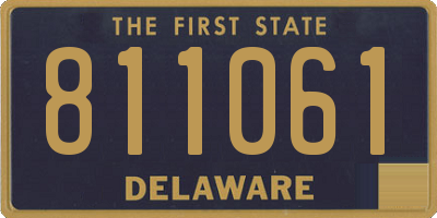 DE license plate 811061