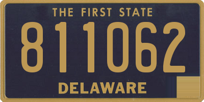 DE license plate 811062