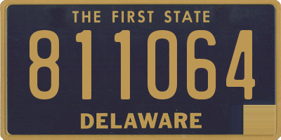 DE license plate 811064