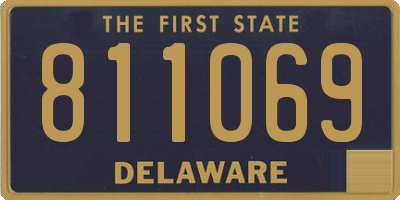 DE license plate 811069