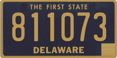 DE license plate 811073
