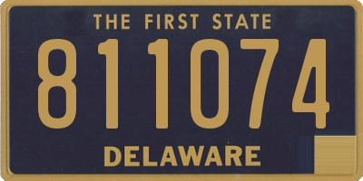DE license plate 811074