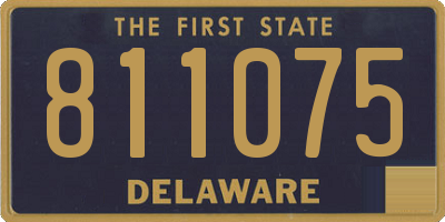 DE license plate 811075