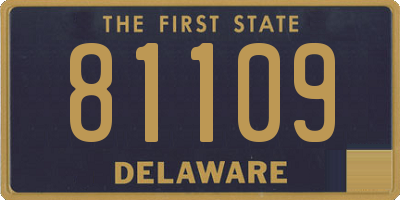 DE license plate 81109