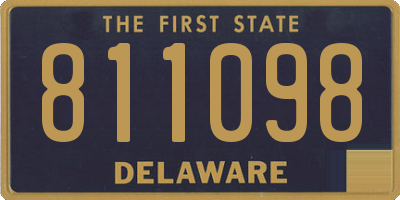 DE license plate 811098