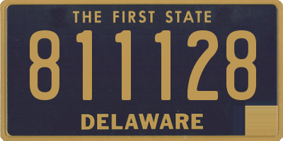 DE license plate 811128