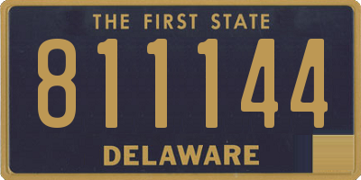 DE license plate 811144