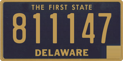 DE license plate 811147