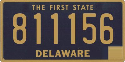 DE license plate 811156