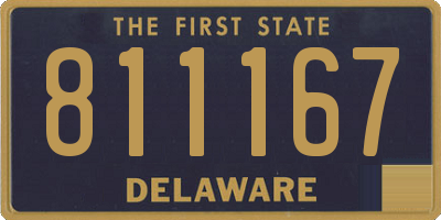 DE license plate 811167