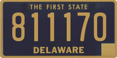 DE license plate 811170
