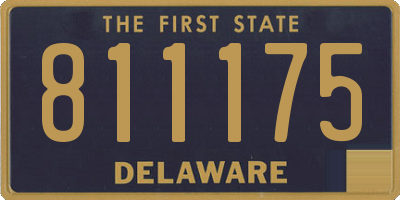 DE license plate 811175
