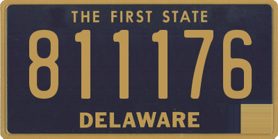 DE license plate 811176