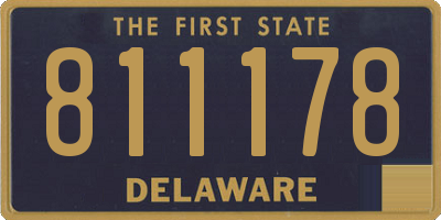DE license plate 811178