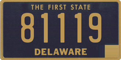 DE license plate 81119