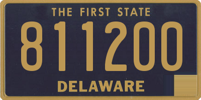 DE license plate 811200