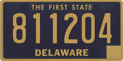 DE license plate 811204
