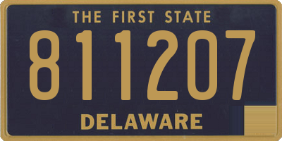DE license plate 811207
