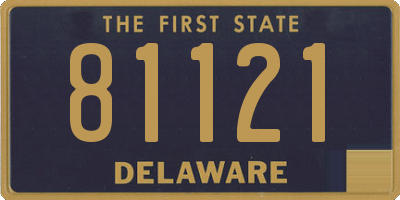 DE license plate 81121