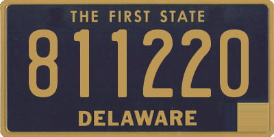 DE license plate 811220