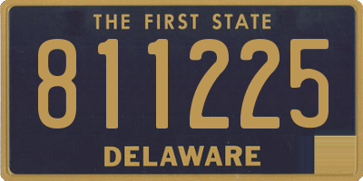 DE license plate 811225