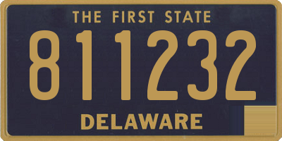 DE license plate 811232