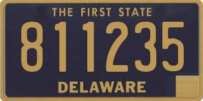 DE license plate 811235