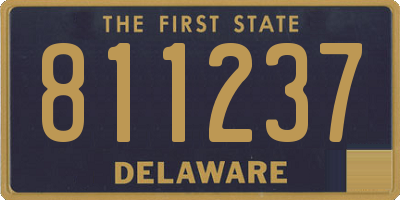 DE license plate 811237