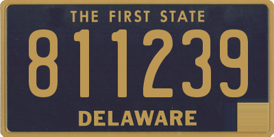 DE license plate 811239