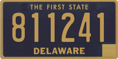 DE license plate 811241