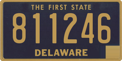 DE license plate 811246