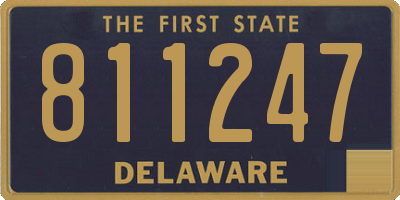 DE license plate 811247