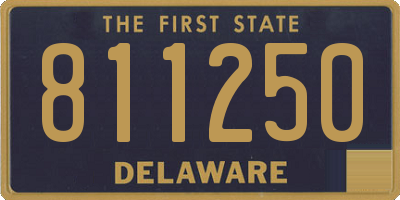 DE license plate 811250