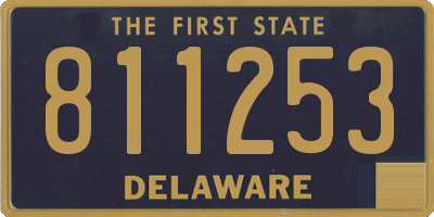 DE license plate 811253