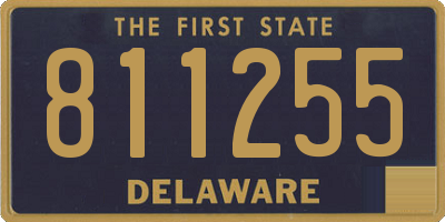 DE license plate 811255
