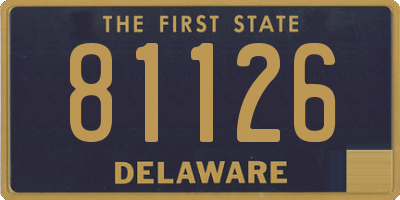 DE license plate 81126