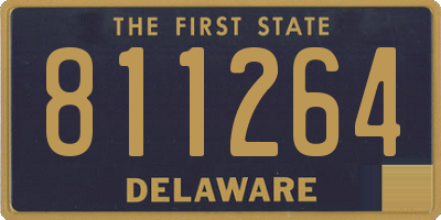 DE license plate 811264