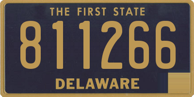 DE license plate 811266