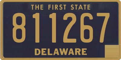 DE license plate 811267