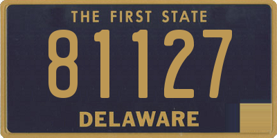 DE license plate 81127