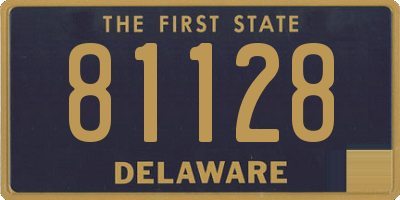 DE license plate 81128