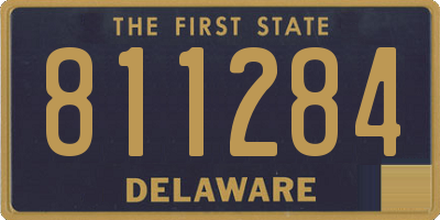 DE license plate 811284