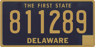 DE license plate 811289