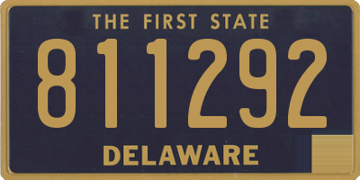 DE license plate 811292