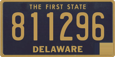 DE license plate 811296
