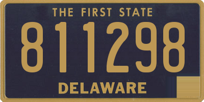 DE license plate 811298