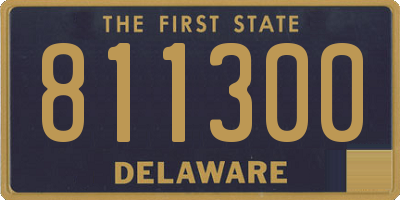 DE license plate 811300