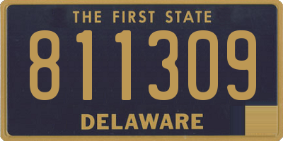 DE license plate 811309