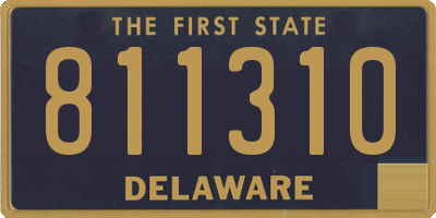 DE license plate 811310