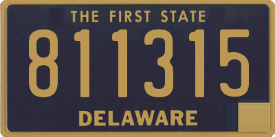 DE license plate 811315